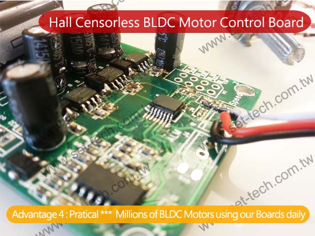 BLDC Motor Control Board:Pratical --- More than hundred of BLDC Motors working with our Control Board.